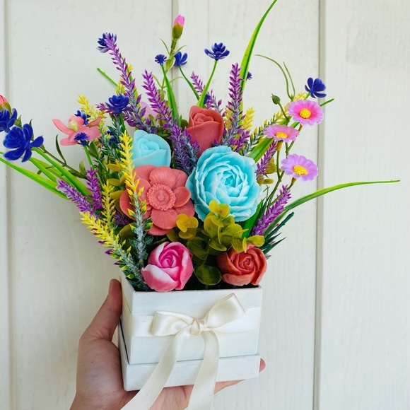 Handmade Soap Flowers - Picture 4 of 6